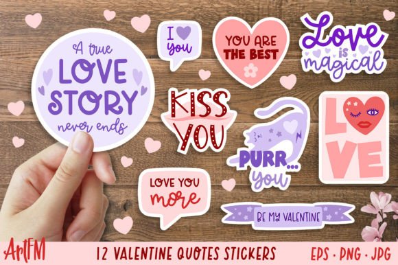 Download Valentine's Day Quotes Sticker Pack - Quotes sticker Collection