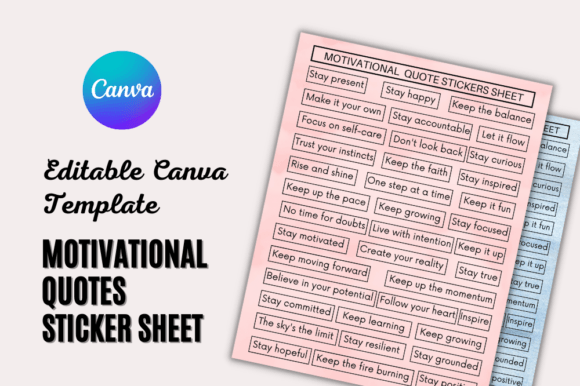 Download PRINTABLE QUOTES STICKER SHEET - Quotes sticker Collection