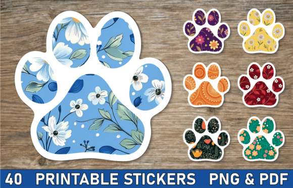 Download Paw Print Sticker Bundle Paw Sticker Png - Sticker png Collection