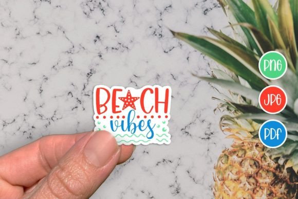 Download Beach Vibes - Summer Sticker PNG - Sticker png Collection