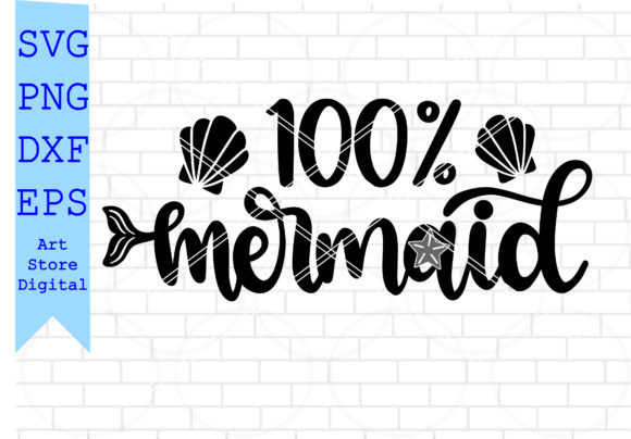 Download 100% Mermaid Svg, Summer Svg Files - Summer svg Collection