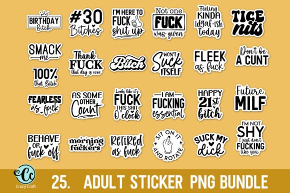 Download Adult Sticker PNG Bundle, Funny Sticker - Sticker png Collection