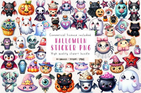 Download Halloween Sticker Png Bundle - Sticker png Collection