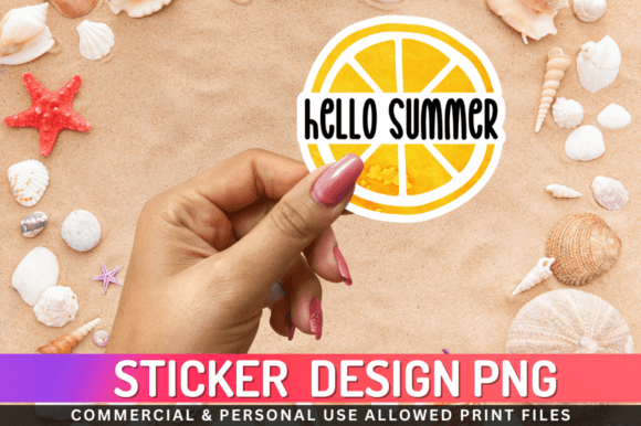Download Hello Summer Sticker Png Desgin - Sticker png Collection