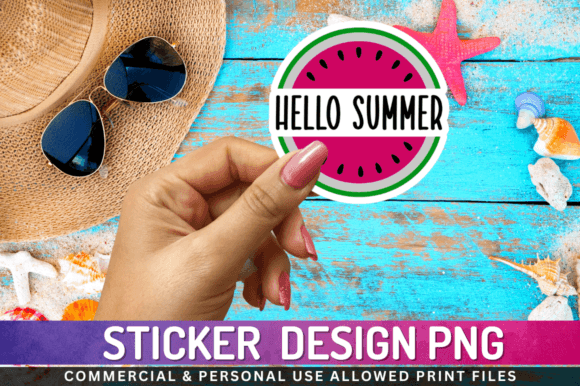 Download Hello Summer Sticker Png Desgin - Sticker png Collection