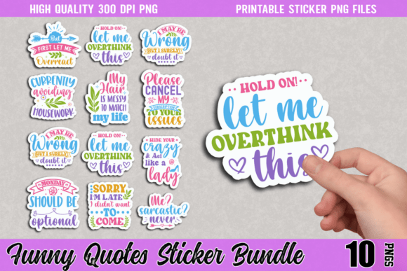 Download Funny Quotes Sticker Bundle - Quotes sticker Collection