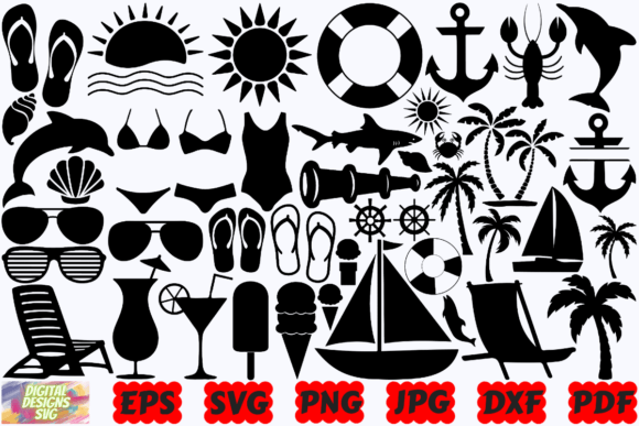 Download Summer SVG | Beach SVG | Beach Life SVG - Summer svg Collection